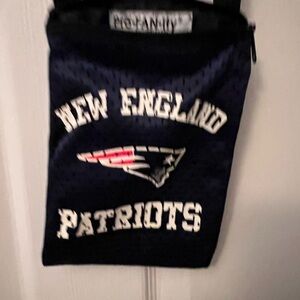 New England Patriots Navy Crossbody Bag